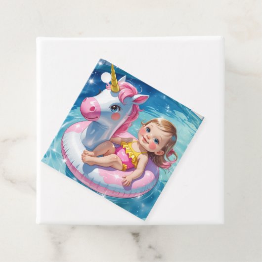 Pool Days Geschenkanhänger (Beispiel)