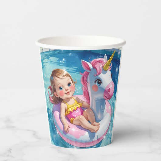 Pool Days Pappbecher (Rückseite)