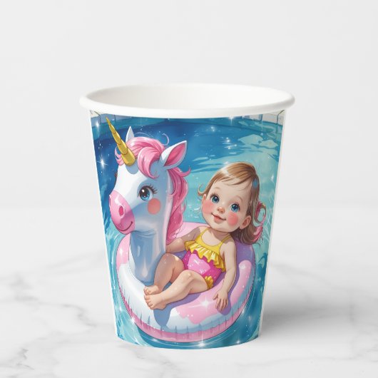 Pool Days Pappbecher (Vorderseite)