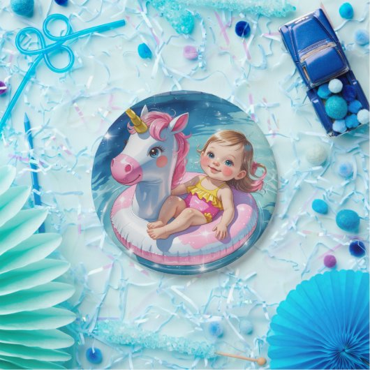 Pool Days Pappteller (Party)