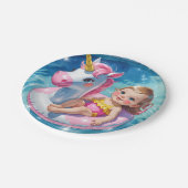 Pool Days Pappteller (Schrägansicht)