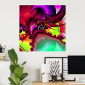 Pool der Spiral King Variation 1 Art Print Poster (Heimbüro)