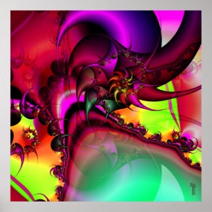 Pool der Spiral King Variation 1 Art Print Poster