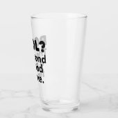 Pool? Der Teich ist gut für mich. Glas (Links)