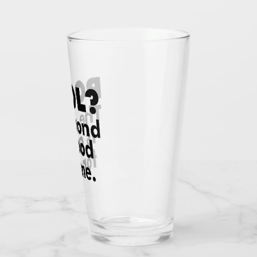 Pool? Der Teich ist gut für mich. Glas (Links)