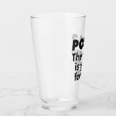 Pool? Der Teich ist gut für mich. Glas (Rechts)