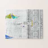 Pool des Luxembourg Garden - Paris Puzzle (Horizontal)