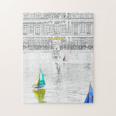 Pool des Luxembourg Garden - Paris Puzzle (Vertikal)