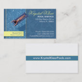 Pool-Dienstleistungsunternehmen-Karte Visitenkarte (Vorne/Hinten)