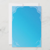 Pool Einladung zum Geburtstag (Rückseite)