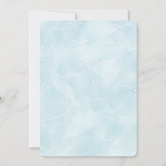 Pool Einladung zum Geburtstag (Rückseite)