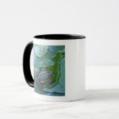 Pool-Frosch, Amperauen, Deutschland Tasse (Vorderseite Links)