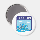 Pool Fun Magnet (Vorderseite/Rückseite)