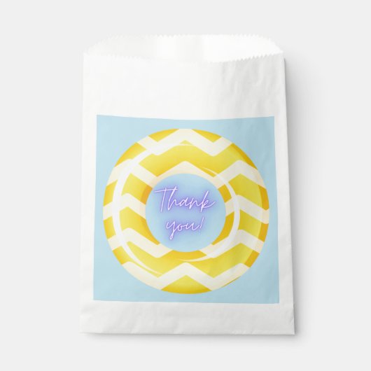 Pool-Gastgeschenk Geschenktütchen (Vorderseite)