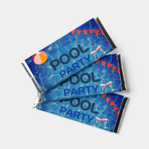 Pool Geburtstagsparty Begrüßung