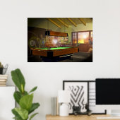 Pool-Geister Poster (Heimbüro)