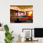 Pool-Geister Poster (Heimbüro)