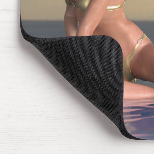 Pool Girl Reby Sky Mousepad (Ecke)