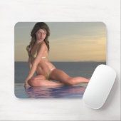 Pool Girl Reby Sky Mousepad (Mit Mouse)