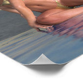 Pool Girl Reby Sky Poster (Ecke)