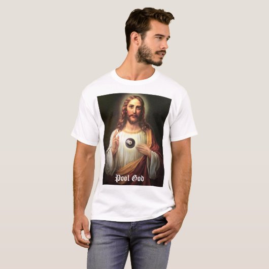 Pool-Gott T-Shirt (Vorne ganz)