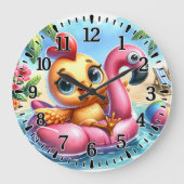 Pool Große Wanduhr (Vorderseite)