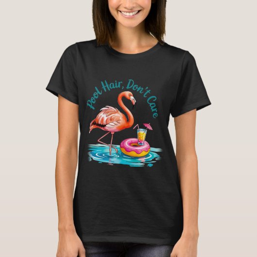 Pool Haar, Egal  T-Shirt (Vorderseite)