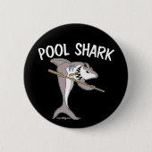 Pool-Haifisch Button (Vorderseite)