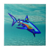 Pool-Haifisch Fliese (Vorderseite)