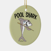 Pool-Haifisch Keramik Ornament (Rechts)