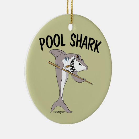 Pool-Haifisch Keramik Ornament (Rechts)