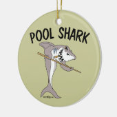 Pool-Haifisch Keramik Ornament (Links)