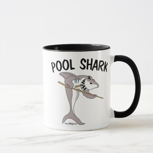 Pool-Haifisch Tasse (Rechts)