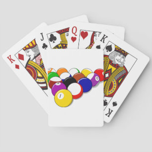 Pool Hall Balls Rack Em Sports Billard Spielkarten