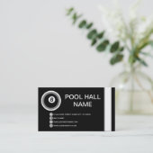POOL HALL-Blase Visitenkarte (Stehend Vorderseite)