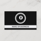 POOL HALL-Blase Visitenkarte (Rückseite)