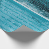 Pool in der Nähe des Meeres Geschenkpapier (Ecke)