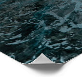 Pool in der Nähe des Meeres Poster (Ecke)