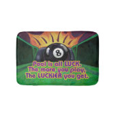 Pool ist Glück Badematte (Vorderseite)