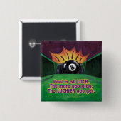 Pool ist Glück Button (Vorne & Hinten)