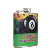 Pool ist Glück Flachmann (Rechts)