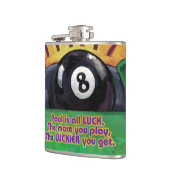 Pool ist Glück Flachmann (Links)