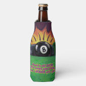 Pool ist Glück Flaschenkühler (Flaschenvorderseite)