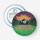 Pool ist Glück Flaschenöffner (Vorderseite)