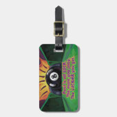 Pool ist Glück Gepäckanhänger (Vorderseite vertikal)