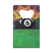 Pool ist Glück Kreditkartenflaschenöffner (Rückseite)