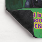 Pool ist Glück Mousepad (Ecke)