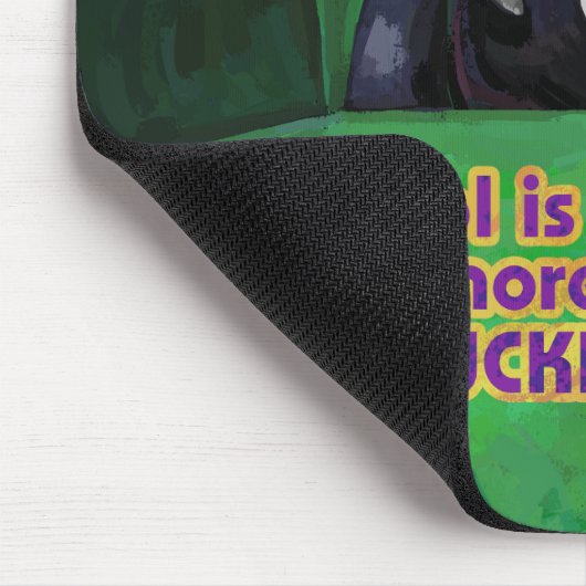 Pool ist Glück Mousepad (Ecke)