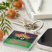 Pool ist Glück Schlüsselanhänger (Vorderseite rechts)