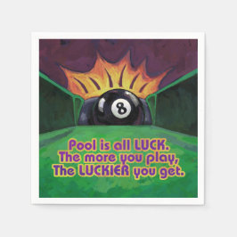 Pool ist Glück Serviette